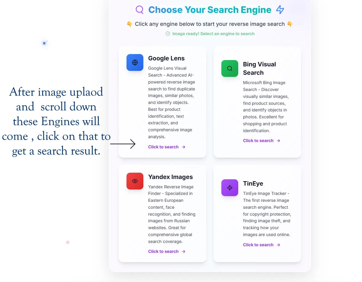 Step 5: Multi-Engine Reverse Image Search in Progress